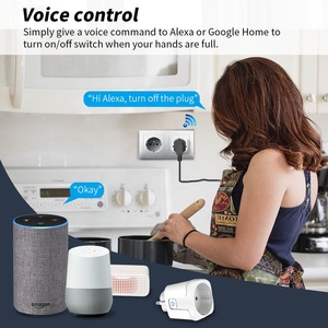 Saikiot Tuya Smart Home Security Protection Wireless WIFI Plug Socket <strong>Remote</strong> Control US/EU/<strong>AU</strong>/UK Plug ABS Material 10A/16A/20A - Product Image 4