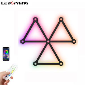 <span class=keywords><strong>DIY</strong></span>コンステレーションウォールライトスマートRGBLEDスプライシングバーライトBluetoothWiFi音楽同期雰囲気ランプ