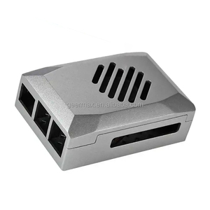Raspberry Pi5 Funda de ABS plateada con ventilador de refrigeración Cubierta superior extraíble Raspberry Pi 5 Placa DE DESARROLLO Cubierta trasera Fundas traseras - Product Image 2