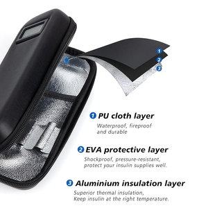 Sac à insuline mallette de rangement EVA pour médicaments diabétiques mallette isotherme de voyage pour insuline - Product Image 3