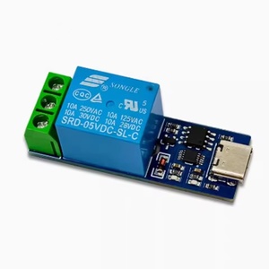 TYPE-CバージョンLCUS-1 DC USBリレーモジュールコンピュータシリアルポート制御スイッチ - Product Image 1