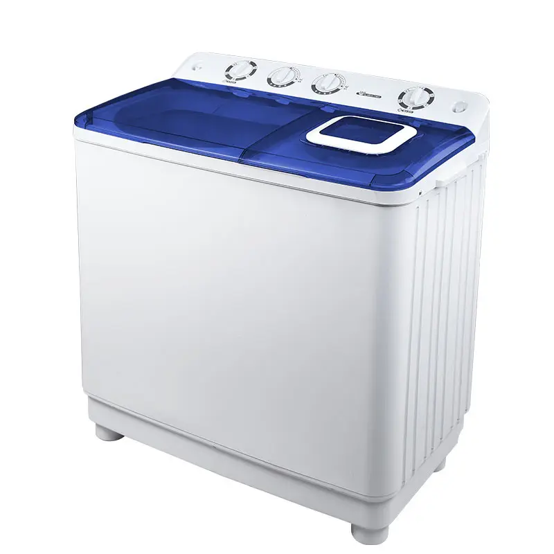 Lavadora automática de doble bañera semiautomática, fácil operación, carga superior, 15 Kg