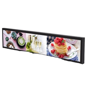 Software Cms gratuito scaffale interno schermo pubblicitario Android barra allungata tipo Display Lcd per scaffali dei negozi - Product Image 1