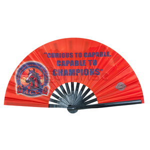 Lgbt שמח גאווה חודש אוהדת יד ענק קשת במבוק אוהד ענק עם לוגו מותאם אישית להיות עצמך עיצוב מאוורר - Product Image 2