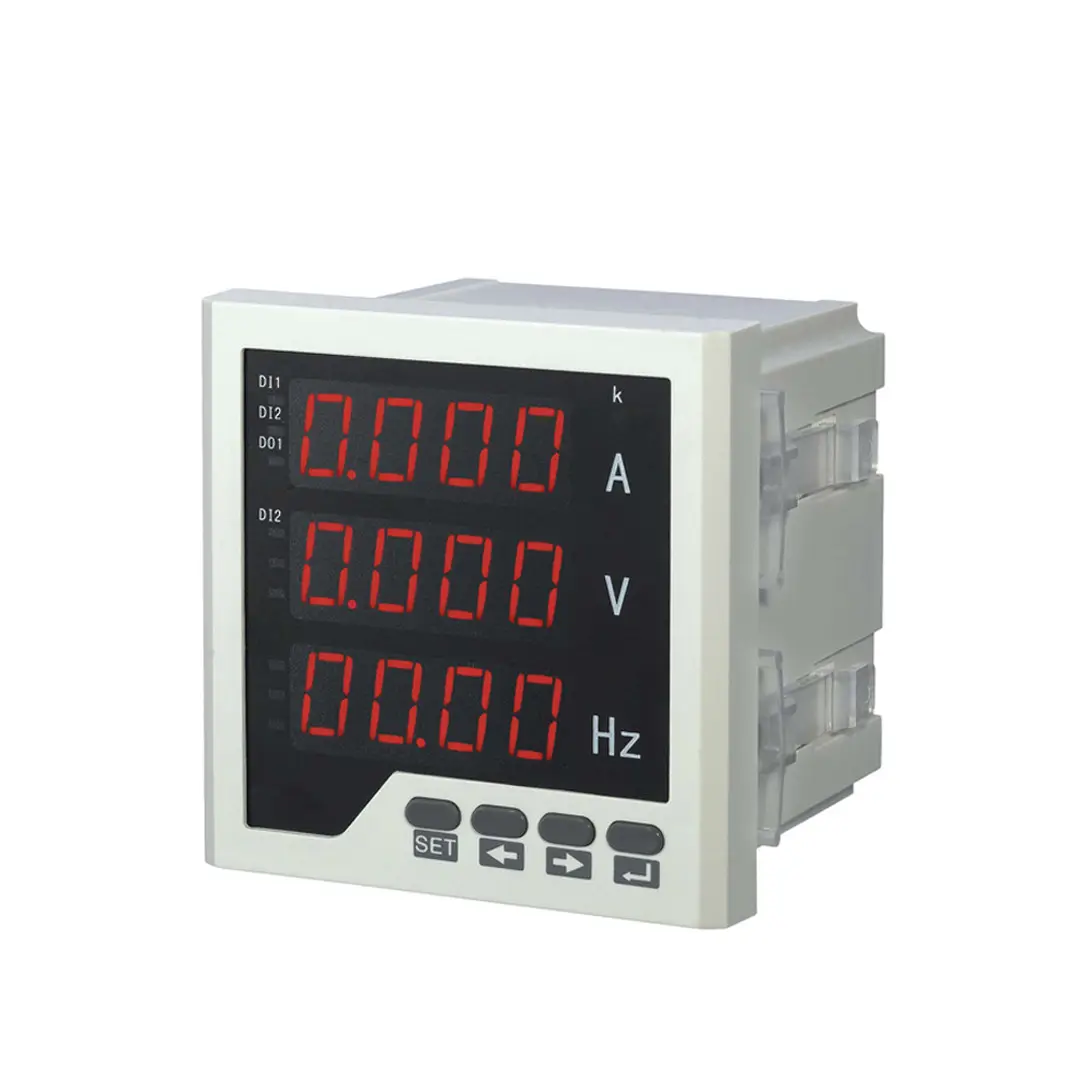 0-300V voltmetre elcart ampermetre dc dijital AC voltmetre ve ampermetre elektrik sayacı yüklemek