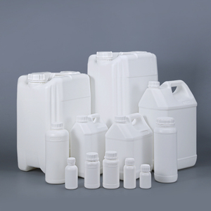 ฝาขวดพลาสติกสีขาวป้องกันการกัดกร่อนทรงกลมขนาด20มล. 50มล. ~ 25L ขวด HDPE ป้องกันการแทรกซึม - Product Image 2