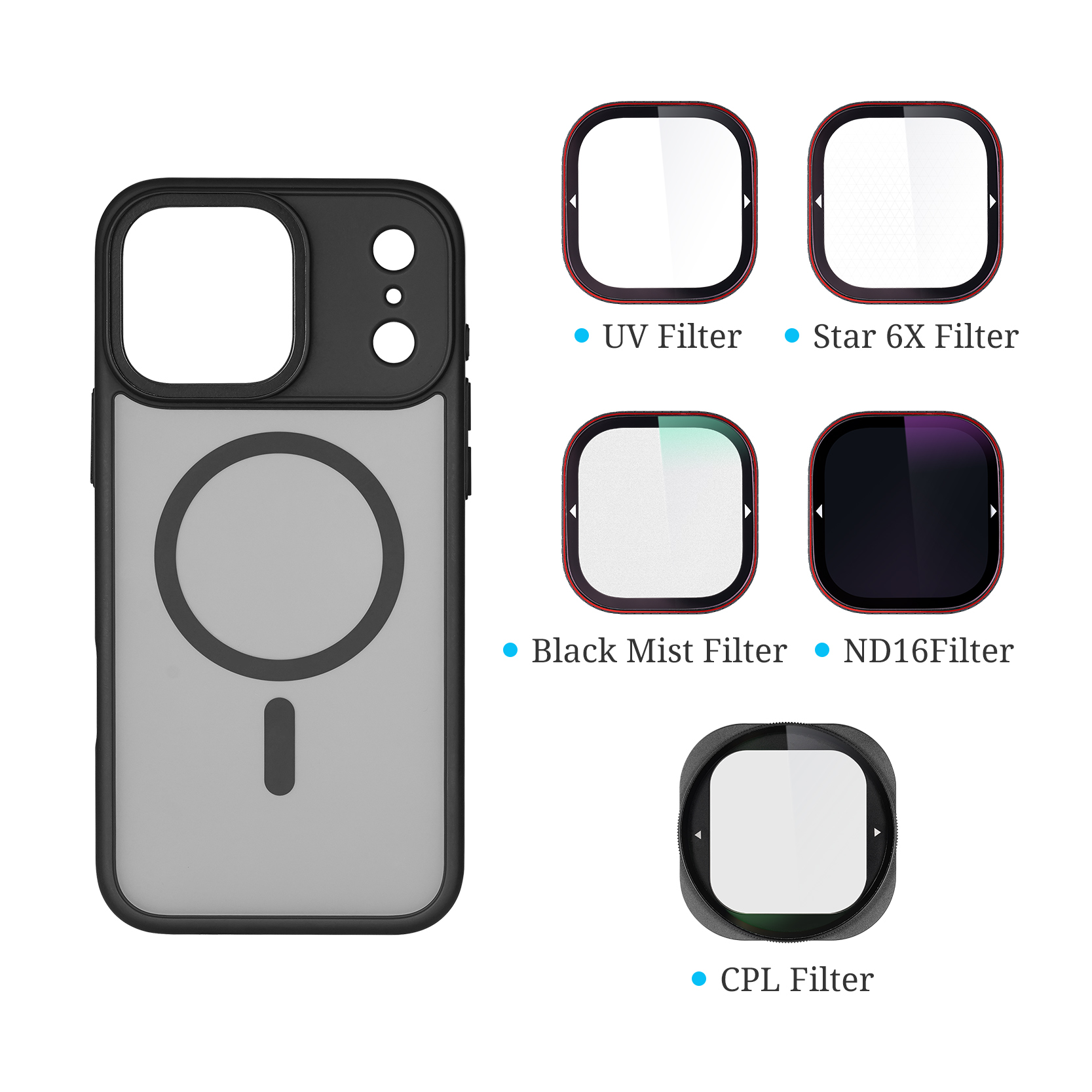 Kit 6 en 1 Gray-Magsafe