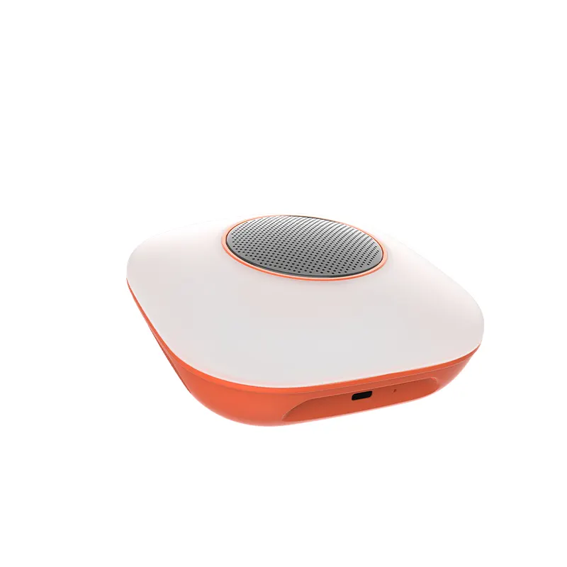 Changrong 2 em 1 Mini alto-falante portátil pequeno sem fio Bluetooth música ao ar livre alto-falantes de rock sem fio com lanterna de acampamento LED