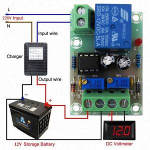XH-M601 pil şarj kontrol panosu 12V akıllı şarj güç kontrol paneli otomatik şarj gücü - Product Image 5