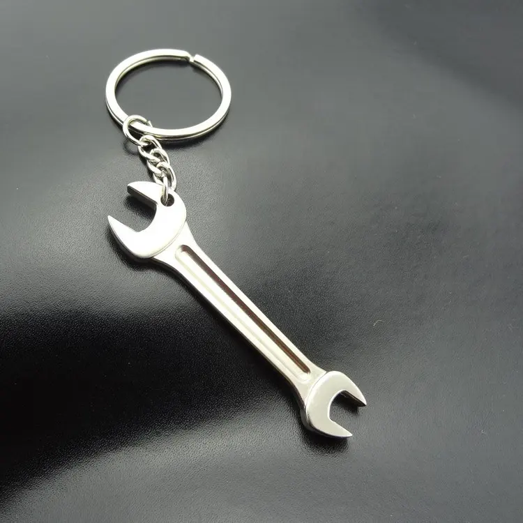 Mini xe món quà nhỏ mặt dây chuyền công cụ mô phỏng kim loại móc chìa khóa kim loại sáng tạo cờ lê tuốc nơ vít Búa Vòng chìa khóa