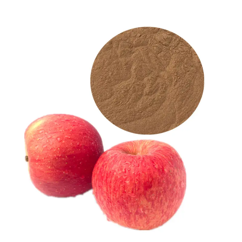 Extracto en polvo de cáscara de manzana, estándar europeo, extracto de fruta de raíz de polvo directo de Apple, polvo fino amarillo y marrón, sin salud, 035