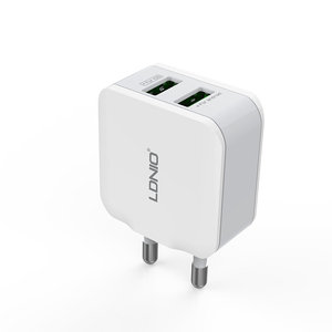 LDNIO A2201 Wall Home Travel Charger 5V <strong>2</strong>.4A <strong>Socket</strong> US EU Plug With Cable for Iphone Android Dual <strong>USB</strong> Ports Power <strong>Adapter</strong> - Product Image 3