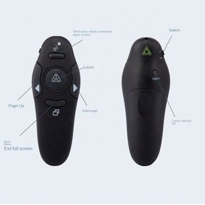 Factory Wholesale Presentation Clicker Remote Laser <strong>Pointer</strong> <strong>Wireless</strong> USB Presenter Slideshow <strong>Powerpoint</strong> Clicker keynote Ppt - Product Image 1