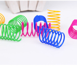 猫螺旋弹簧室内猫4件多色小猫玩具互动猫玩具套装 - Product Image 3