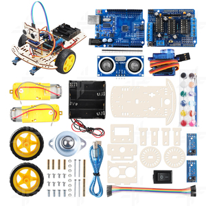 Fabrik 2WD Smart Robot Auto Hindernis vermeidung Line Tracking Follower Roboter Kit Programmier bares Roboter Starter Kit DIY Fine Arts - Product Image 6