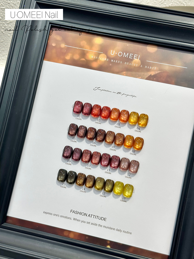 16 color cat's eye gel 1 set
