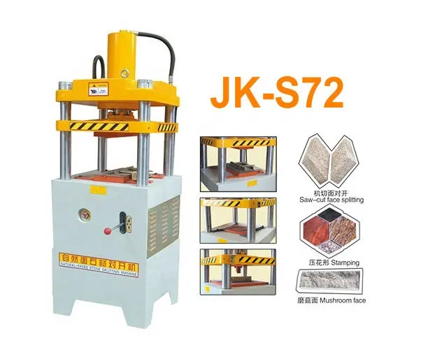 Máquina cortadora de estampado de seta y piedra JK-S72