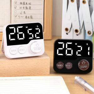 LED dijital mutfak zamanlayıcı pişirme duş çalışma kronometre için çalar saat manyetik elektronik pişirme geri sayım süresi zamanlayıcı. - Product Image 4