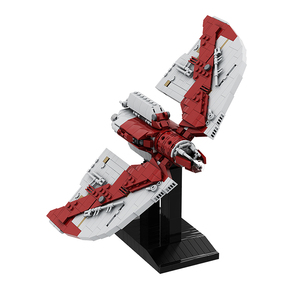 Funbuild yıldız Jedi servisi 2 blok oyuncak savaşları MOC-156153 T-6 mekik yapı taşları oyuncak - Product Image 4
