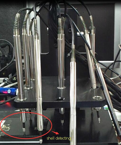 Sensor de desplazamiento, transductor lvdt neumático tipo resorte de salida CC de bajo coste