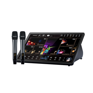 娱乐卡拉ok机5in1热卖系统KTV 15.6英寸500G播放器带无线麦克风 - Product Image 1
