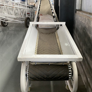 Camión contenedor de carga de descarga de cinta flexible transportadora de rodillos telescópicos motorizados para caja de cartón - Product Image 2