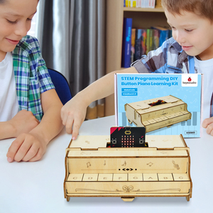 Stamm programmierung DIY Button Piano Learning Kit Kinder Lernspiel zeug Programmier bare Projekt-Kits mit Micro bit Board