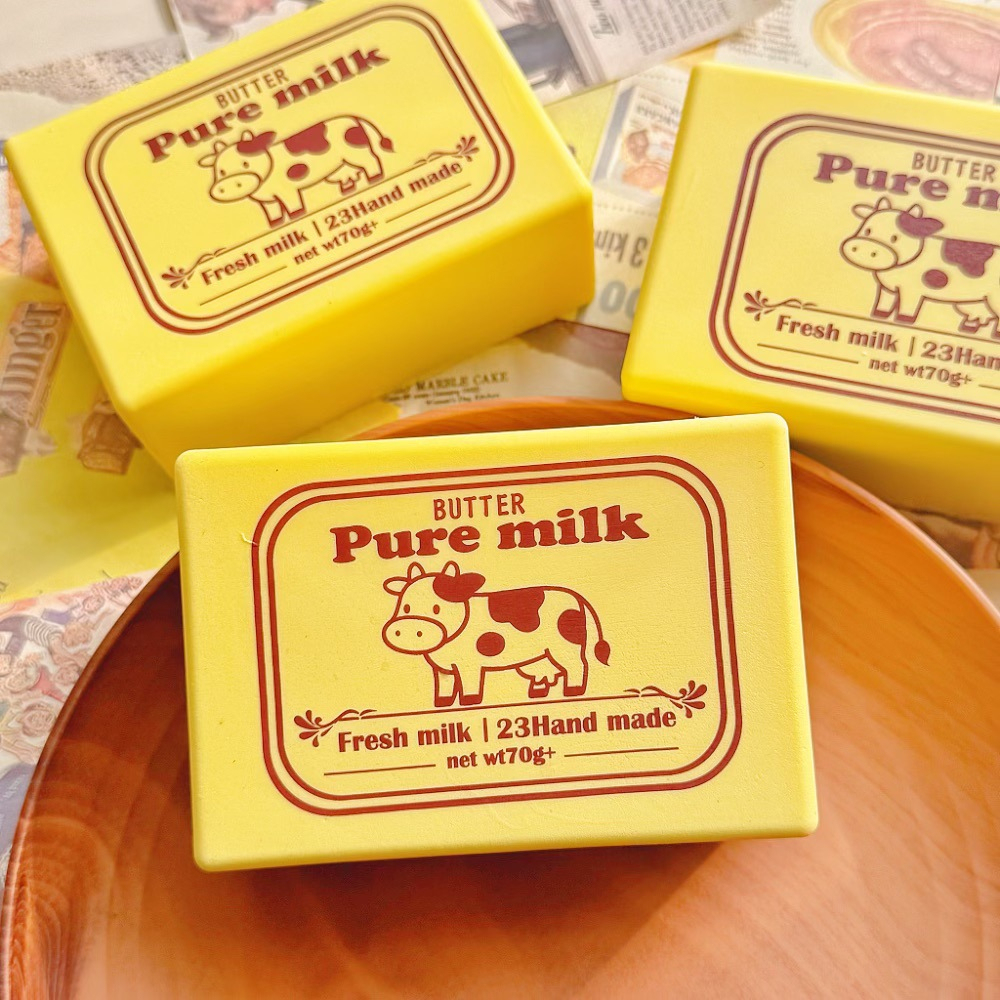 Morceaux de lait de beurre