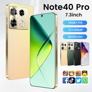 解锁定制原始笔记40专业智能手机16gb + 1TB安卓13.0法语操作高清108MP全球定位系统LTE欧盟游戏插头 - Product Image 4