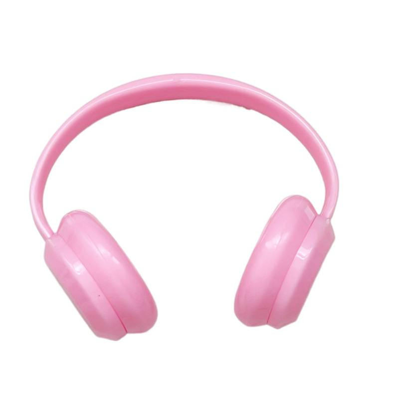 Auriculares de color rosa