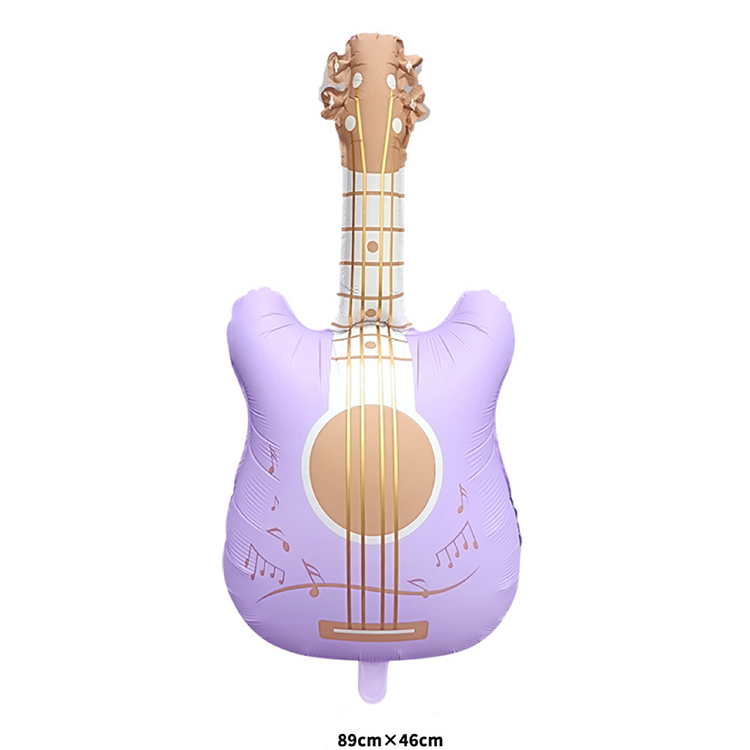 Ballon de guitare violet