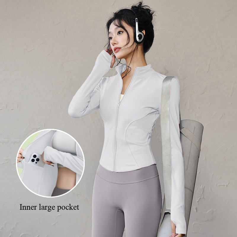 White with Built-in pocket