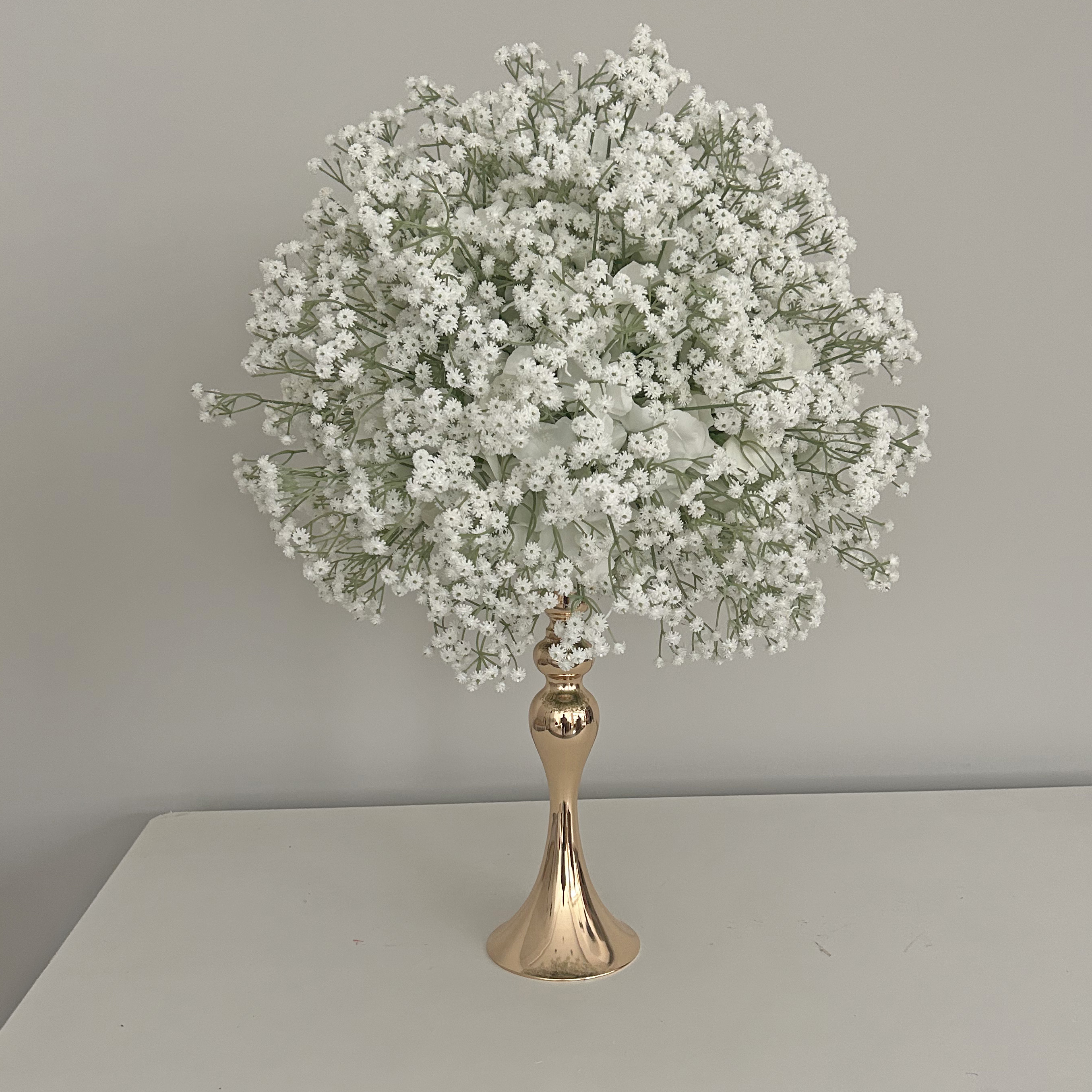White real touch baby breath