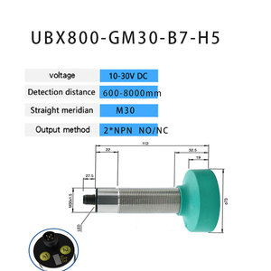 Ultrasonic liquid level <strong>sensor</strong> 1.2.3.5.6.8m detection distance <strong>Analog</strong> 4-20ma <strong>output</strong> - Product Image 6