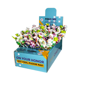 定制印刷纸板糖果展示盒花式口味零食荣誉盒 - Product Image 3