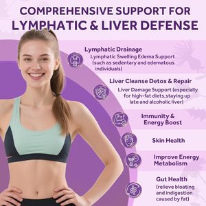 Thoát bạch huyết gan làm sạch giọt giải độc với cây kế sữa Echinacea Atisô bồ công anh nghệ làm sạch bổ sung giải độc - Product Image 6