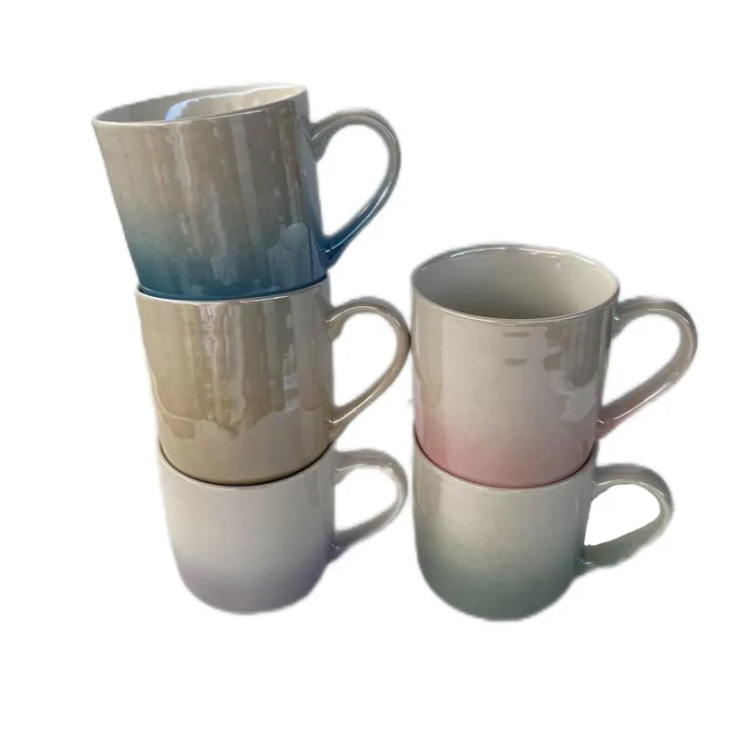 ZSC Venta caliente nuevas tazas de café de porcelana 16oz juegos de tazas de cerámica de Navidad promocionales