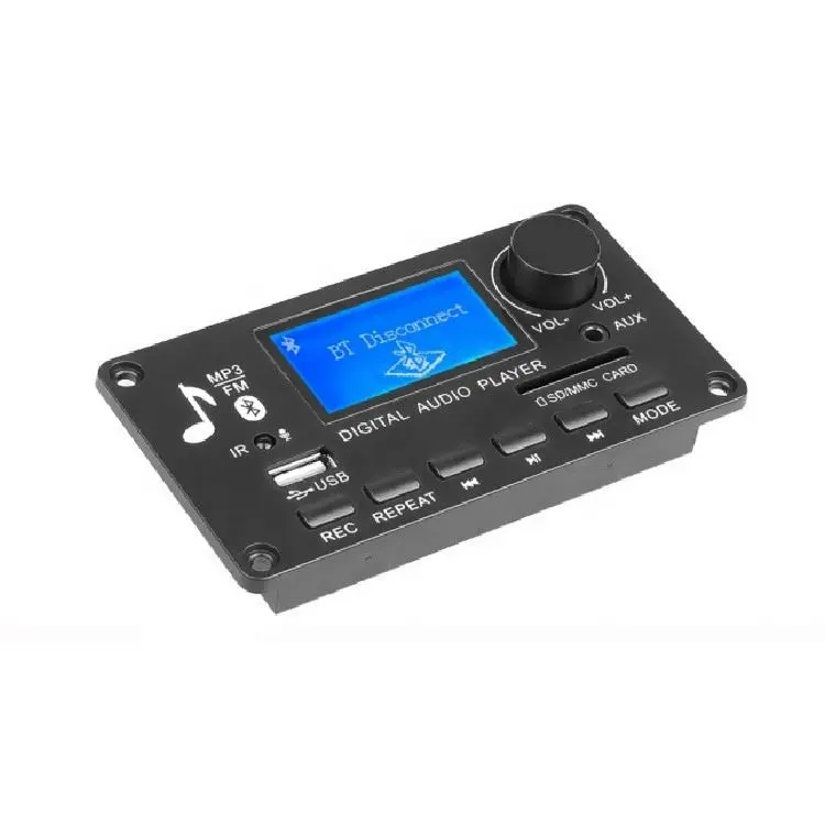 Akıllı LCD ekran Bluetooth modülü dekoder kurulu mp3 dekoder kurulu radyo araba amplifikatör kurulu aksesuarları