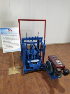 移动式混凝土空心砖砌块机价格加拿大混凝土砌块机柴油动力KX2-45小型280 12P - Product Image 2