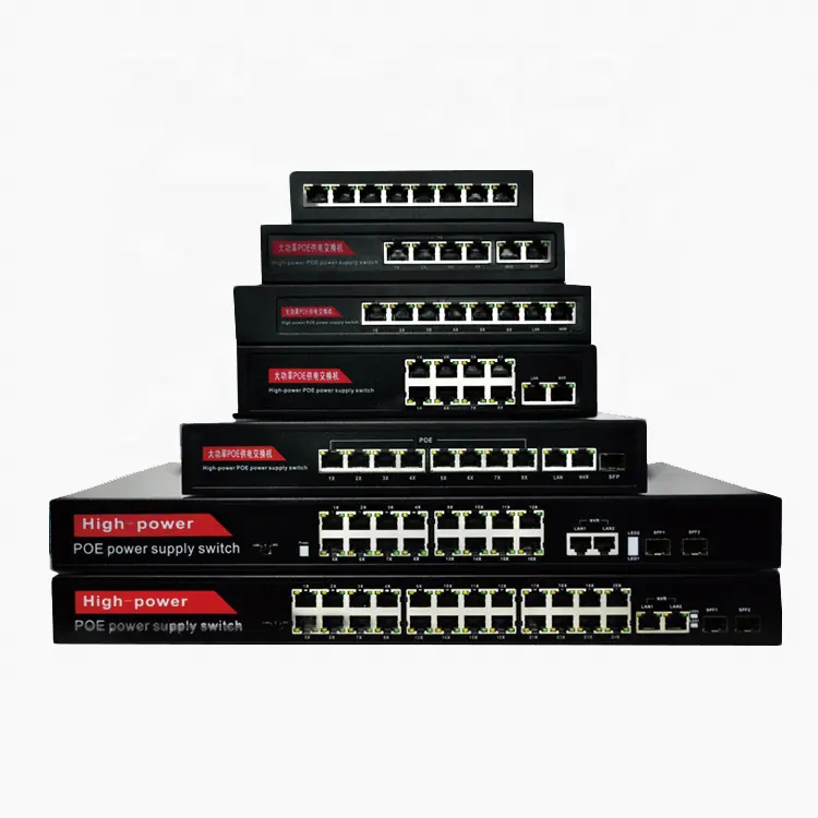 All Gigabit 8+2+1SFP 1000Mbps Network 135W Power POE Switch Fiber Optical Switch PoE Switch