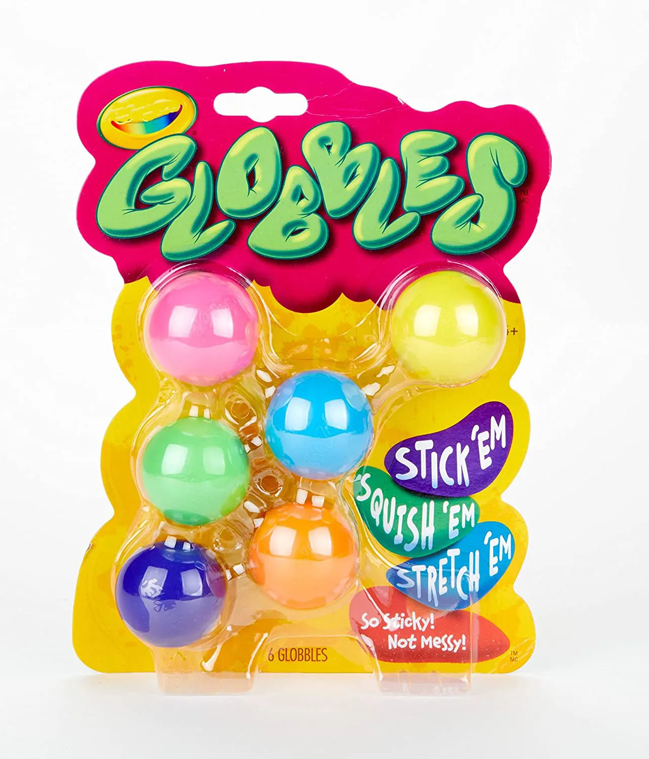 Divertido juguete de descompresión colores surtidos luminoso 4cm Squishy Sticky Ball fidget juguetes sensoriales