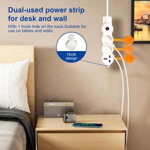 Enchufe múltiple europeo, resistente al agua, 3 vías de extensión, nuevo diseño - Product Image 5