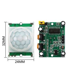 HC-SR501 RD-624人体红外感应电子模块传感器热释电探头感应开关 - Product Image 2