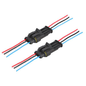 Conector a prueba de agua Delphi, montaje de cable de conector de 2 pines 2 P, conectores automotrices sellados/, 1 unidad - Product Image 4
