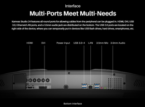huion 23.8英寸多合一图形绘图计算机kamvas studio 24多功能绘图一体机 - Product Image 6