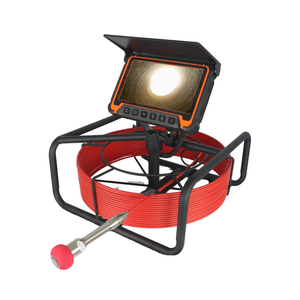 Fotocamera di scarico con Display CR110-7DVE 7 20M-50M telecamera di fogna con cavo 45mm telecamera di ispezione idraulica 1 anno di garanzia