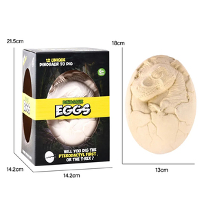 Çocuklar kök doğal bilim keşif kazısı öğrenme oynarken arkeolojik kazmak oyuncak dinozor yumurtası kazma kiti oyuncak seti - Product Image 6