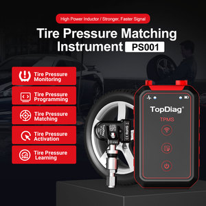 Strumento di monitoraggio della pressione dei pneumatici TopDiag PS001 professionale OBD2 strumento di programmazione <span class=keywords><strong>TPMS</strong></span> 2-in-1 433 MHz e 315 MHz - Product Image 2
