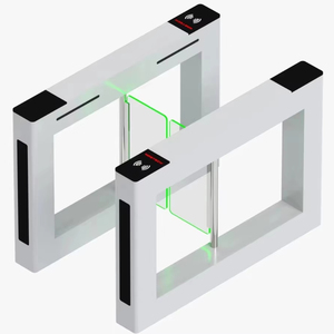 Neueste Produkte Rfid Gesichts erkennung Finger abdruck Swing Gate Barrier Zugangs kontrolle Swing Drehkreuz - Product Image 1