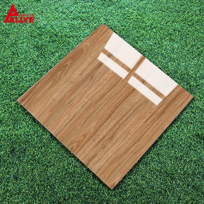 Azulejos de suelo de imitación de madera para Interior, porcelana esmaltada de 600x600mm, precio de azulejo